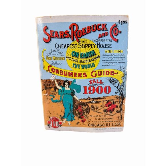 Vtg.Sears Roebuck Catalog Consumers Guide Fall 1900 Chicago 1970 Catalogue Shop - Picture 3 of 12